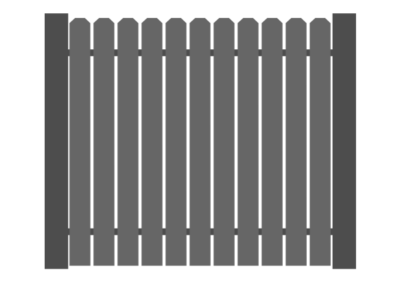 Dog-Eared Fence