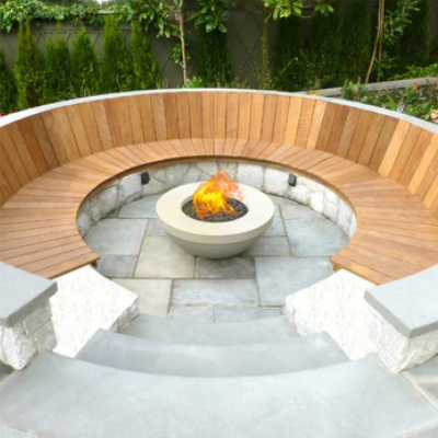 Fire Pit With Seating
