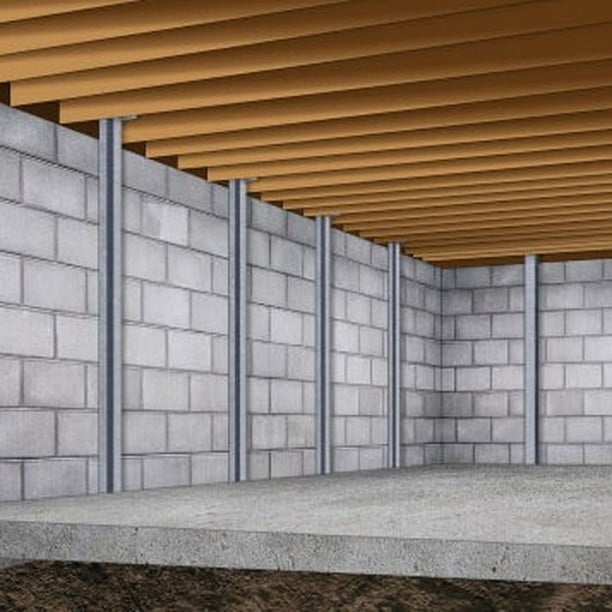 Regina Basement Foundation Bracing DK Prime Construction