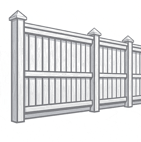Different Styles of Wood Fences