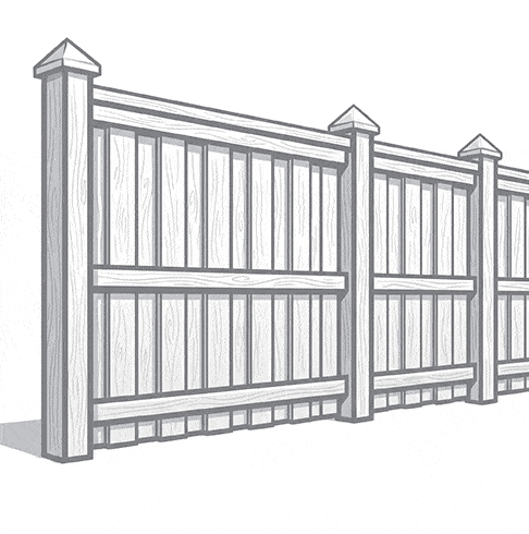 Board-on-Board Fence